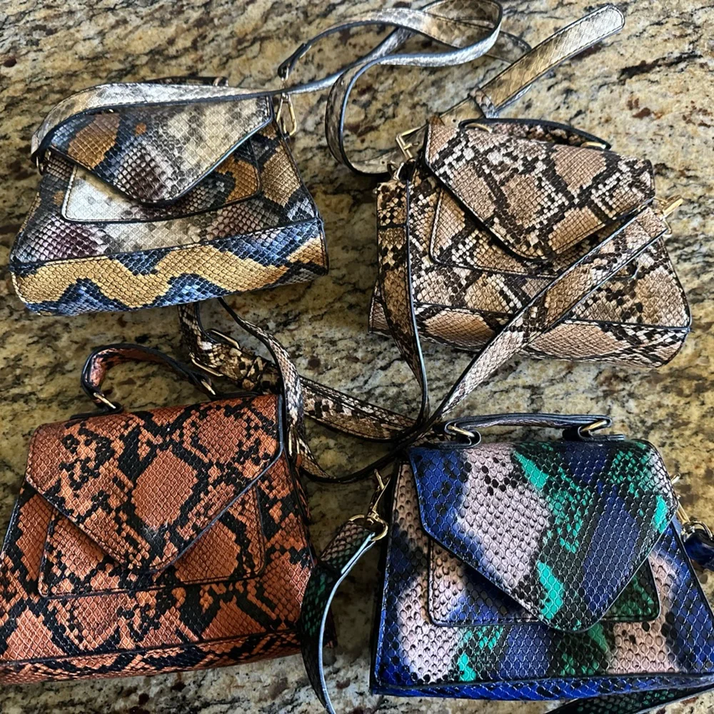 Python-Prints Crossbody Bag - Multi Color mini - Picture 2 of 5